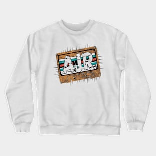 AJR Cassette Tap Distressed effect Crewneck Sweatshirt